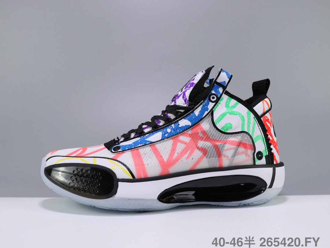 New Men Air Jordan XXXIV Eclipse Colorful Shoes